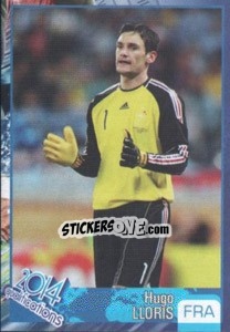 Sticker Hugo Lloris - Kvalifikacije za svetsko fudbalsko prvenstvo 2014 n. 841 - G.T.P.R School Shop
