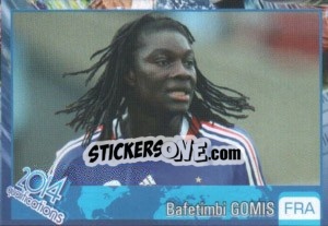 Sticker Bafetimbi Gomis - Kvalifikacije za svetsko fudbalsko prvenstvo 2014 - G.T.P.R School Shop