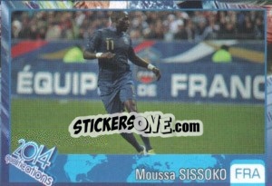 Sticker Moussa Sissoko - Kvalifikacije za svetsko fudbalsko prvenstvo 2014 n. 857 - G.T.P.R School Shop
