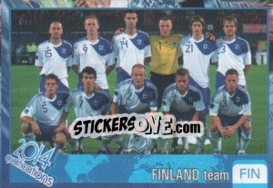 Sticker Team - Kvalifikacije za svetsko fudbalsko prvenstvo 2014 n. 860 - G.T.P.R School Shop