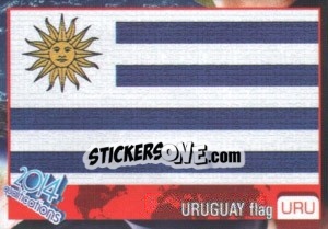 Sticker Flag - Kvalifikacije za svetsko fudbalsko prvenstvo 2014 n. 884 - G.T.P.R School Shop