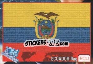 Sticker Flag - Kvalifikacije za svetsko fudbalsko prvenstvo 2014 n. 887 - G.T.P.R School Shop