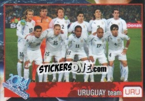 Sticker Team - Kvalifikacije za svetsko fudbalsko prvenstvo 2014 n. 893 - G.T.P.R School Shop