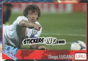 Sticker Diego Lugano - Kvalifikacije za svetsko fudbalsko prvenstvo 2014 n. 897 - G.T.P.R School Shop