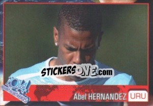 Sticker Abel Hernandez - Kvalifikacije za svetsko fudbalsko prvenstvo 2014 n. 902 - G.T.P.R School Shop