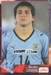 Sticker Nicolas Lodeiro - Kvalifikacije za svetsko fudbalsko prvenstvo 2014 - G.T.P.R School Shop