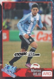Sticker Marcos Rojo - Kvalifikacije za svetsko fudbalsko prvenstvo 2014 n. 923 - G.T.P.R School Shop