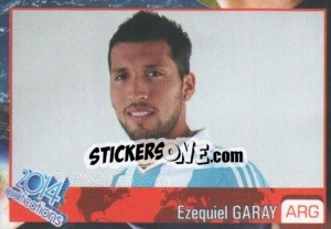 Sticker Ezequiel Garay - Kvalifikacije za svetsko fudbalsko prvenstvo 2014 - G.T.P.R School Shop