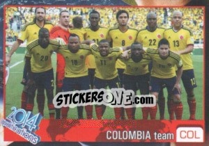 Sticker Team - Kvalifikacije za svetsko fudbalsko prvenstvo 2014 n. 955 - G.T.P.R School Shop