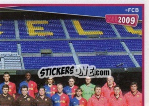 Cromo Plantilla 2008-09 - FC Barcelona 2008-2009 - Panini