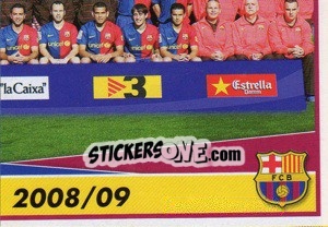 Cromo Plantilla 2008-09 - FC Barcelona 2008-2009 - Panini