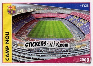 Cromo Camp Nou - FC Barcelona 2008-2009 - Panini