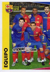 Sticker Equipo - FC Barcelona 2008-2009 - Panini