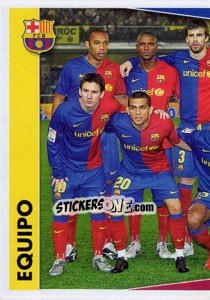 Sticker Equipo - FC Barcelona 2008-2009 n. 8 - Panini