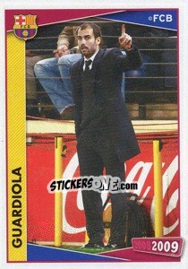 Sticker Guardiola - FC Barcelona 2008-2009 n. 11 - Panini