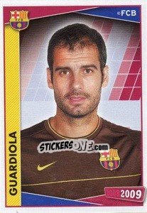 Sticker Guardiola - FC Barcelona 2008-2009 n. 12 - Panini