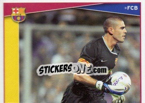 Sticker Victor Valdes - FC Barcelona 2008-2009 n. 16 - Panini