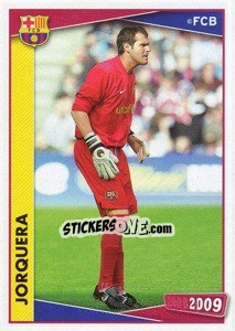 Cromo Jorquera (action) - FC Barcelona 2008-2009 - Panini