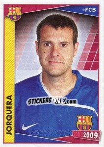Sticker Jorquera (portrait) - FC Barcelona 2008-2009 - Panini
