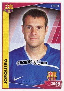 Figurina Jorquera (portrait) - FC Barcelona 2008-2009 - Panini