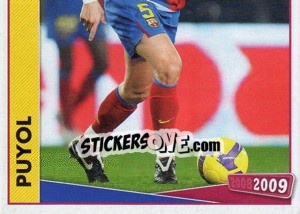 Cromo Puyol - FC Barcelona 2008-2009 - Panini