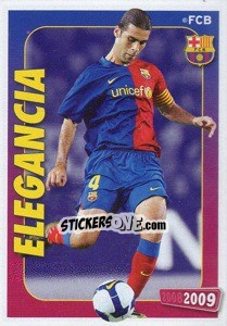 Sticker Marquez (elegancia) - FC Barcelona 2008-2009 - Panini