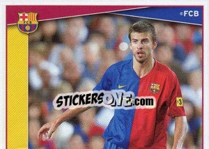 Sticker Pique - FC Barcelona 2008-2009 - Panini