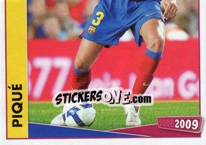 Figurina Pique - FC Barcelona 2008-2009 - Panini