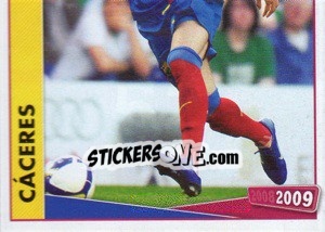 Sticker Martín Cáceres - FC Barcelona 2008-2009 - Panini