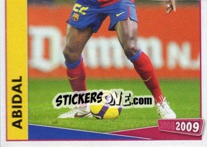 Sticker Abidal - FC Barcelona 2008-2009 n. 65 - Panini