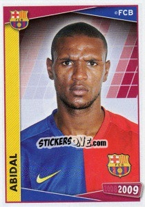 Sticker Abidal (portrait) - FC Barcelona 2008-2009 n. 66 - Panini