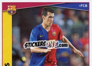 Sticker Sergio Busquets - FC Barcelona 2008-2009 n. 70 - Panini