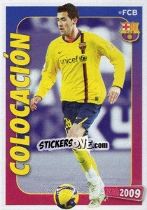 Cromo Sergio Busquets (portrait) - FC Barcelona 2008-2009 - Panini