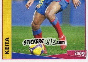 Cromo Seydou Keita - FC Barcelona 2008-2009 - Panini