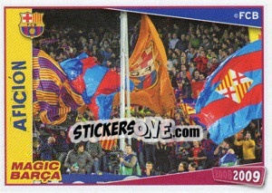 Cromo Aficion - FC Barcelona 2008-2009 - Panini