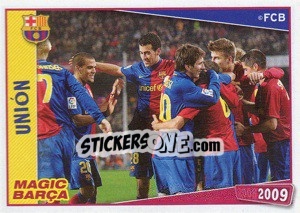 Cromo Union - FC Barcelona 2008-2009 - Panini