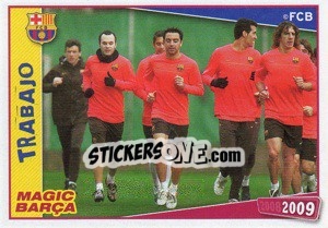 Cromo Trabajo - FC Barcelona 2008-2009 - Panini