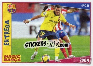 Cromo Entrega - FC Barcelona 2008-2009 - Panini