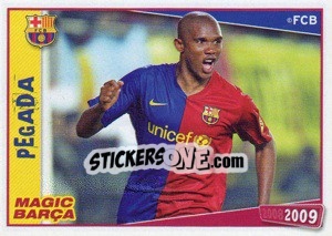 Sticker Pegada - FC Barcelona 2008-2009 - Panini