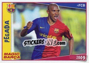 Cromo Pegada - FC Barcelona 2008-2009 n. 96 - Panini