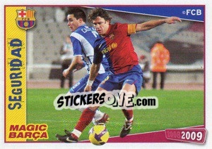Sticker Seguridad - FC Barcelona 2008-2009 n. 97 - Panini