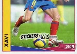 Sticker Xavi - FC Barcelona 2008-2009 n. 99 - Panini