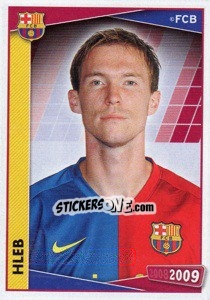 Sticker Alexander Hleb (portrait) - FC Barcelona 2008-2009 n. 118 - Panini