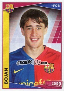 Sticker Bojan Krkic (portrait) - FC Barcelona 2008-2009 n. 130 - Panini