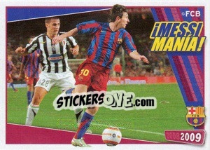 Sticker MessiMania (2/6) - FC Barcelona 2008-2009 n. 141 - Panini