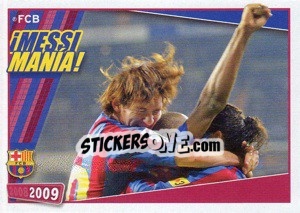 Cromo MessiMania (3/6) - FC Barcelona 2008-2009 - Panini