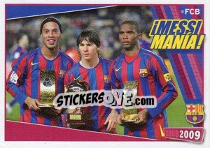 Figurina MessiMania (4/6) - FC Barcelona 2008-2009 - Panini