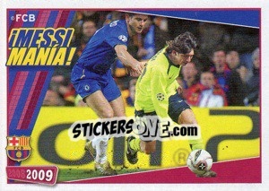 Sticker MessiMania (5/6) - FC Barcelona 2008-2009 - Panini