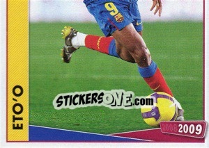 Sticker Eto'O - FC Barcelona 2008-2009 n. 147 - Panini