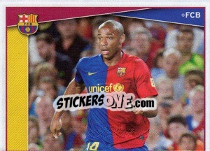 Sticker Thierry Henry - FC Barcelona 2008-2009 n. 152 - Panini